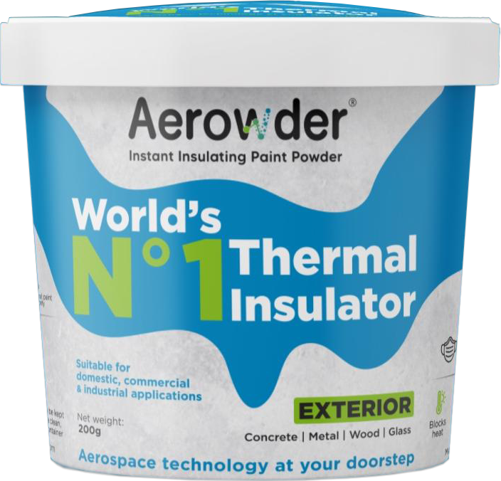 Aerowder® Instant Insulating Paint Powder (200g) | AEROGEL+